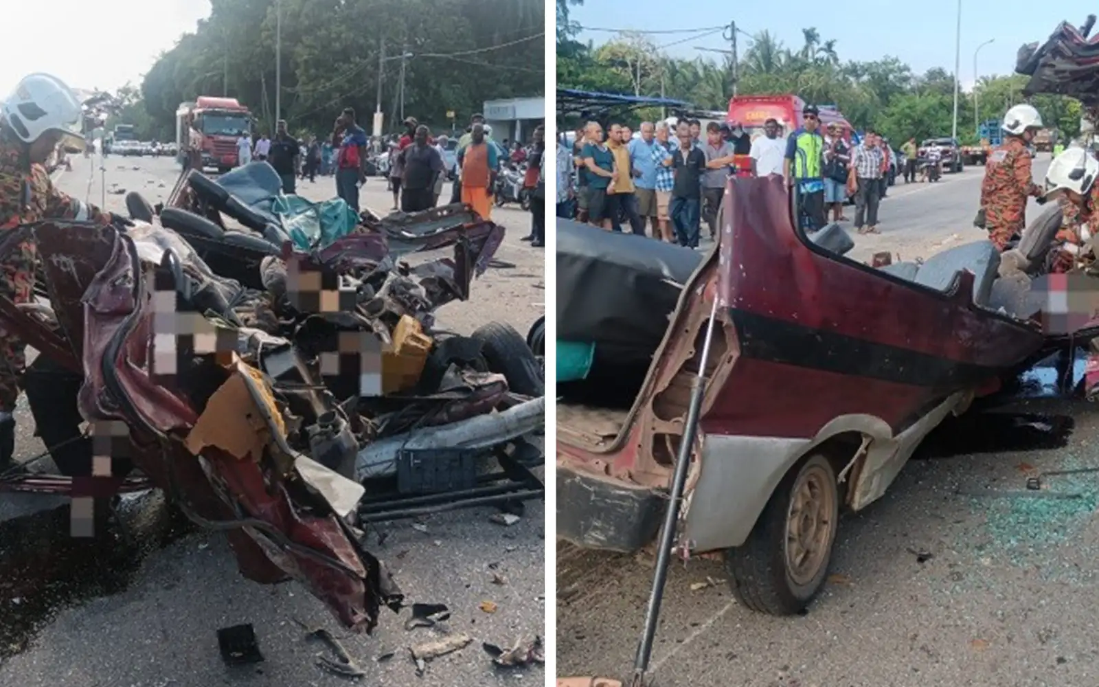 3 killed, 2 injured in 3-vehicle crash in Segamat