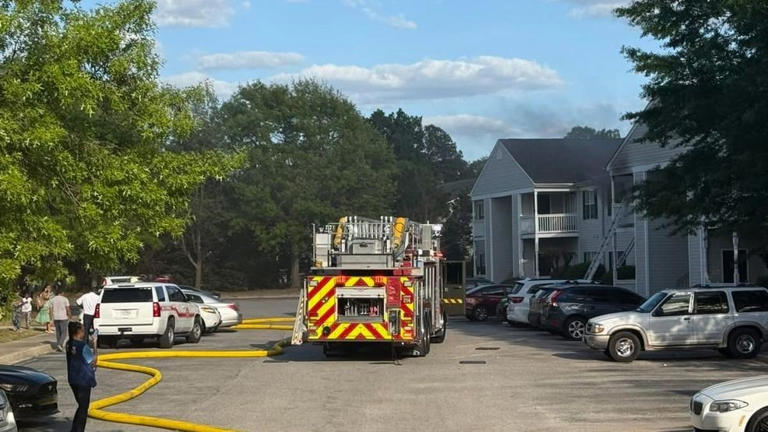 Florence fire crews respond to fire at Brittany Place Apartments