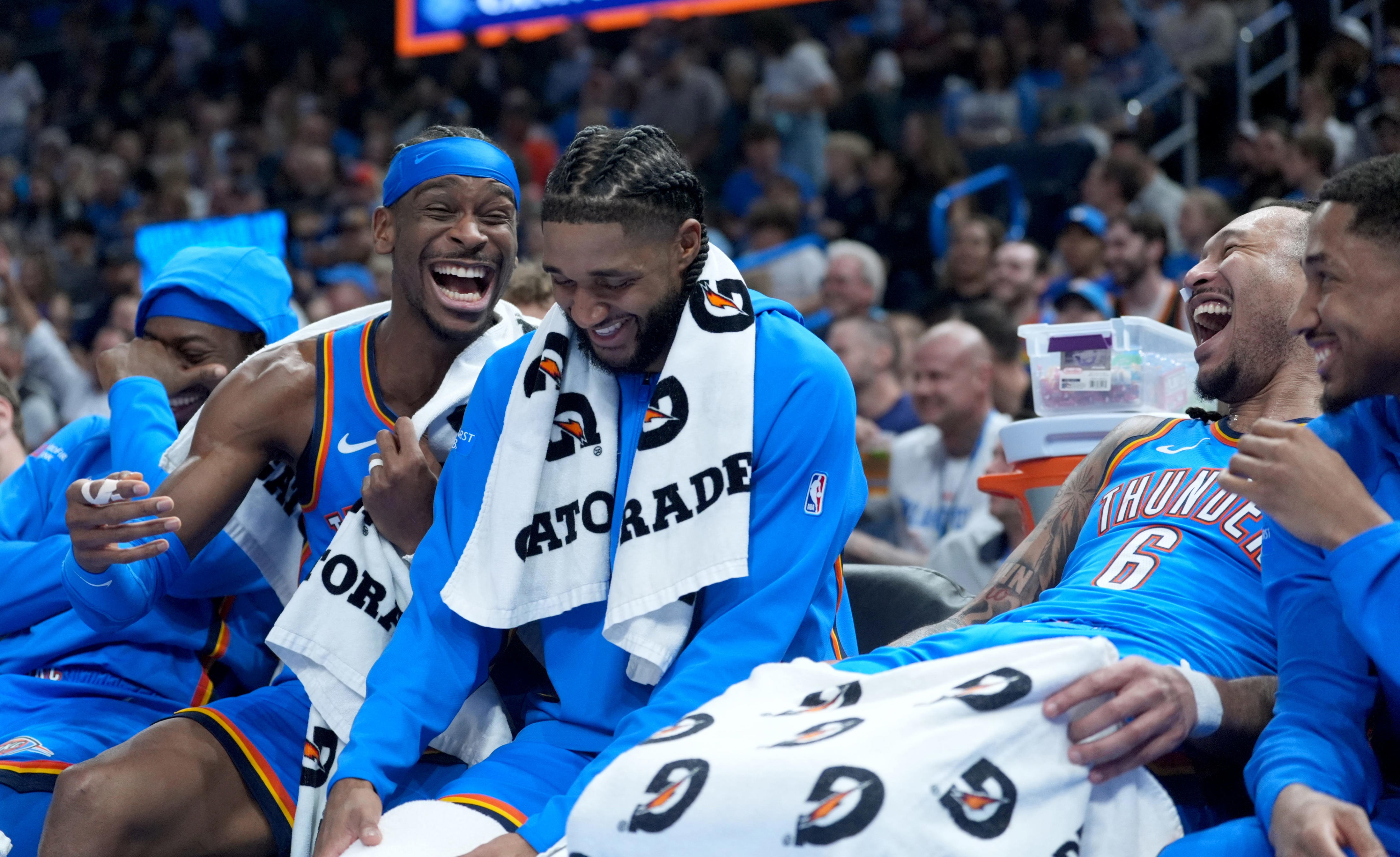 Where does OKC Thunder's win over Lakers rank in franchise history?