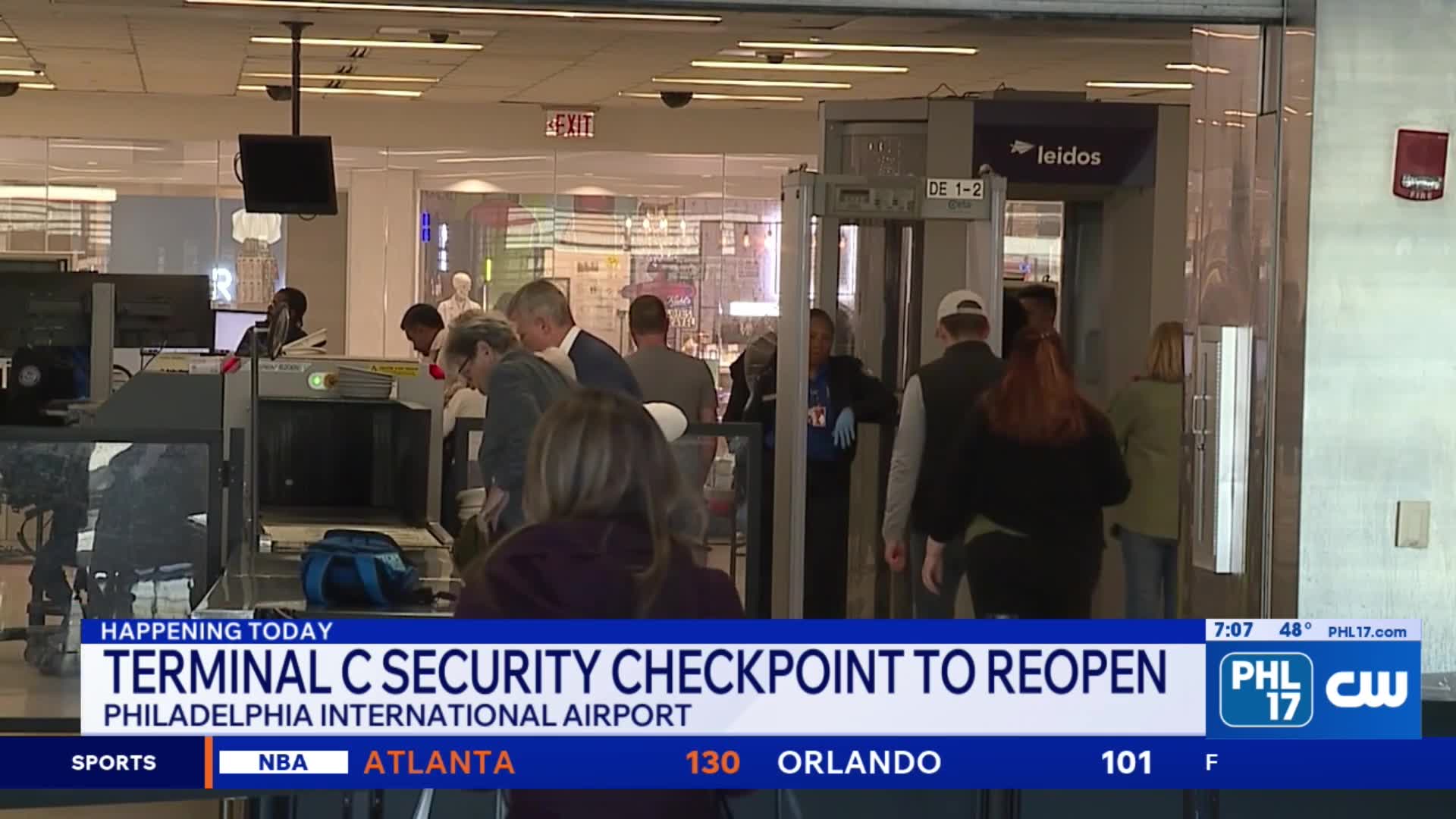 TSA reopens Terminal C checkpoint at PHL after staffing shortages ...