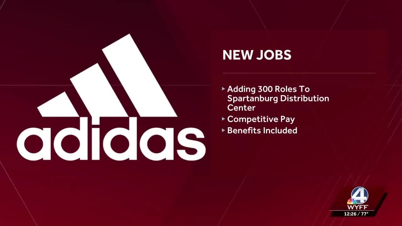 Adidas adding 300 full-time position at Spartanburg County distribution ...
