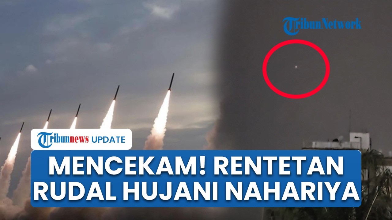 Suasana malam mencekam di Israel, sirine meraung saat rentetan senjata ...