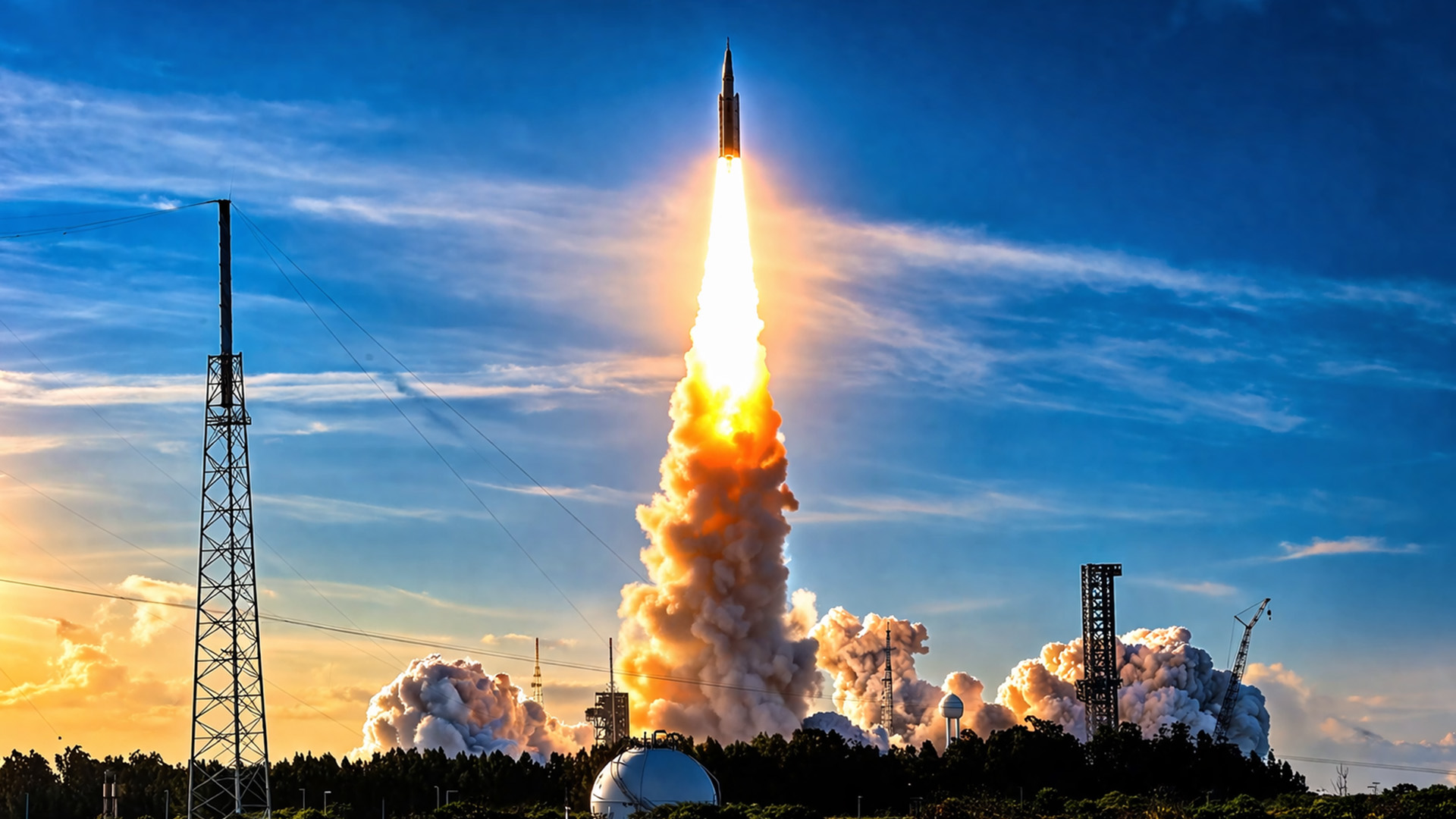NASA Artemis II-raket lanceert vanaf Kennedy Space Center