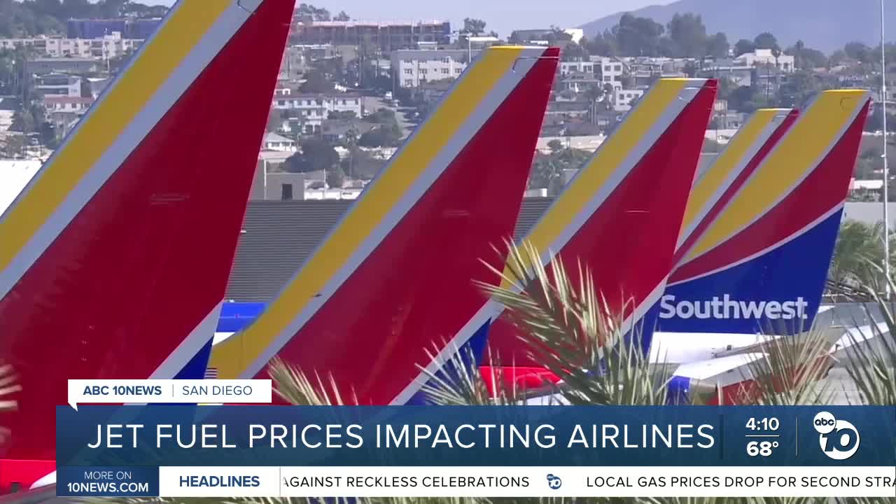 Rising jet fuel prices and the Middle East conflict lead to higher ...
