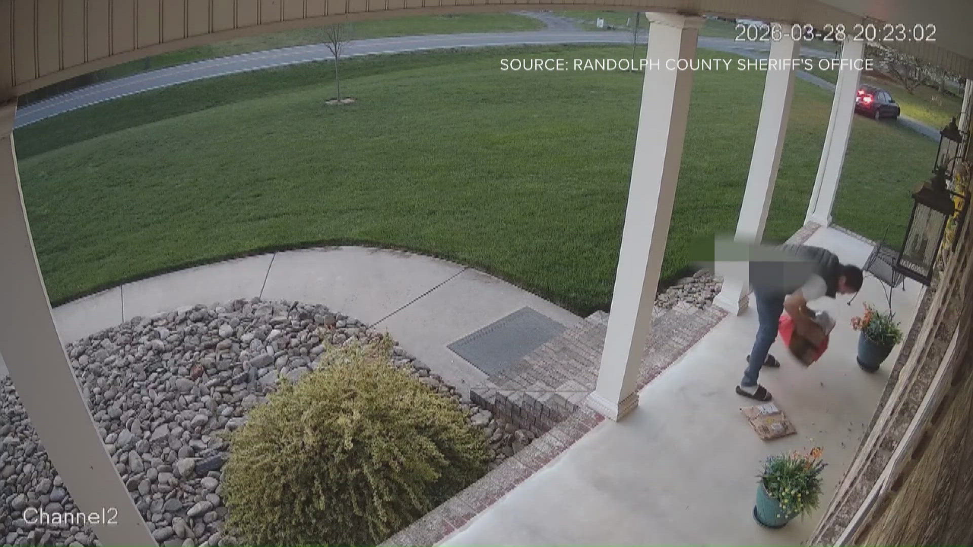 Randolph County deputies seek help identifying package theft suspect