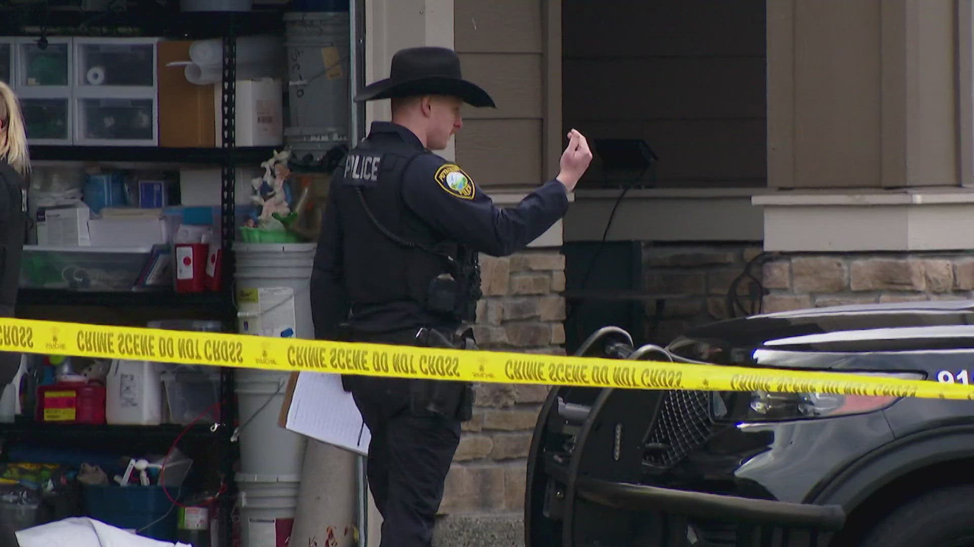 Neighbor intervenes, shoots man suspected of shooting family members