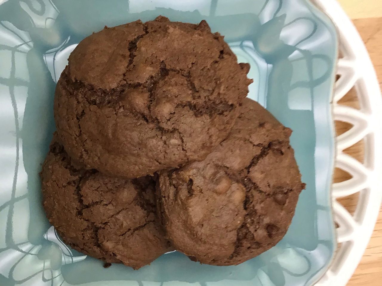 Chocolate fudge cookies