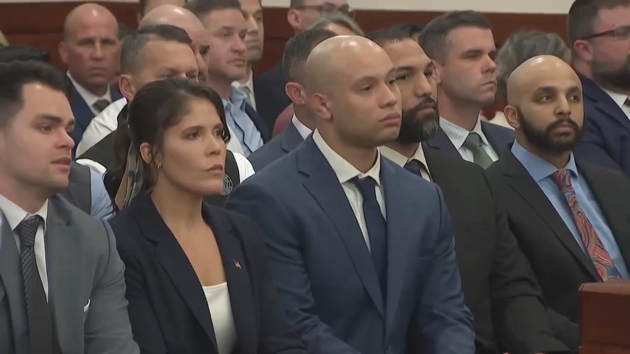 3 state troopers plead not guilty to charges connected to death of recruit after boxing match<br>