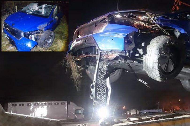 Gateshead project manager drove with two burst tyres as sparks flew ...