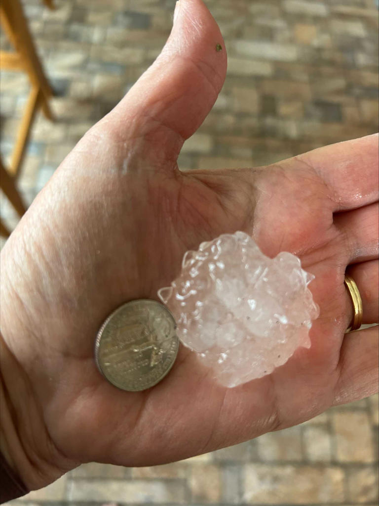 Iowa weather: Viewer photos capture hail from storms sweeping across ...
