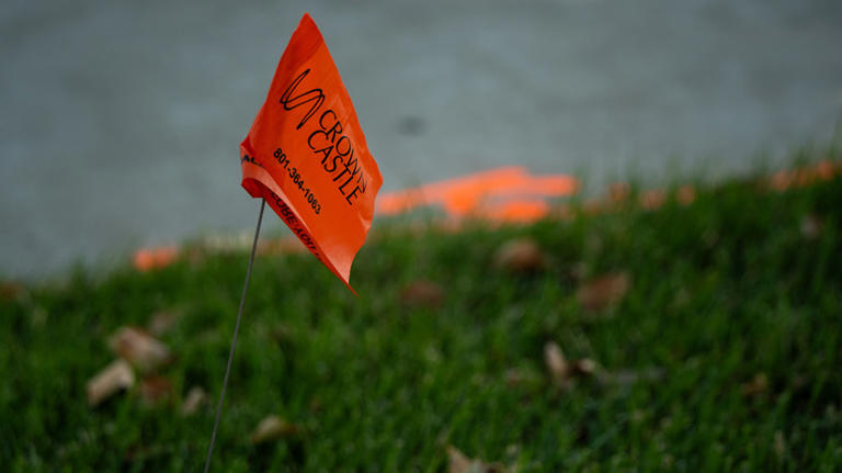 What to do if you find utility flags in your yard