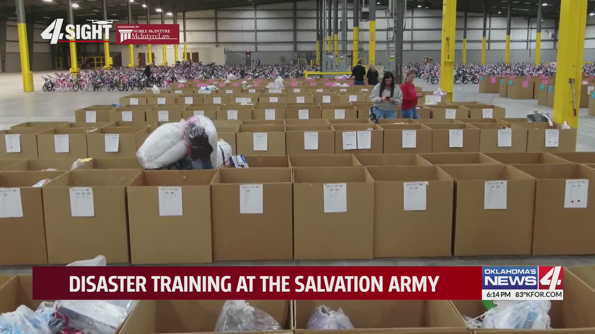 Disaster training at the Salvation Army