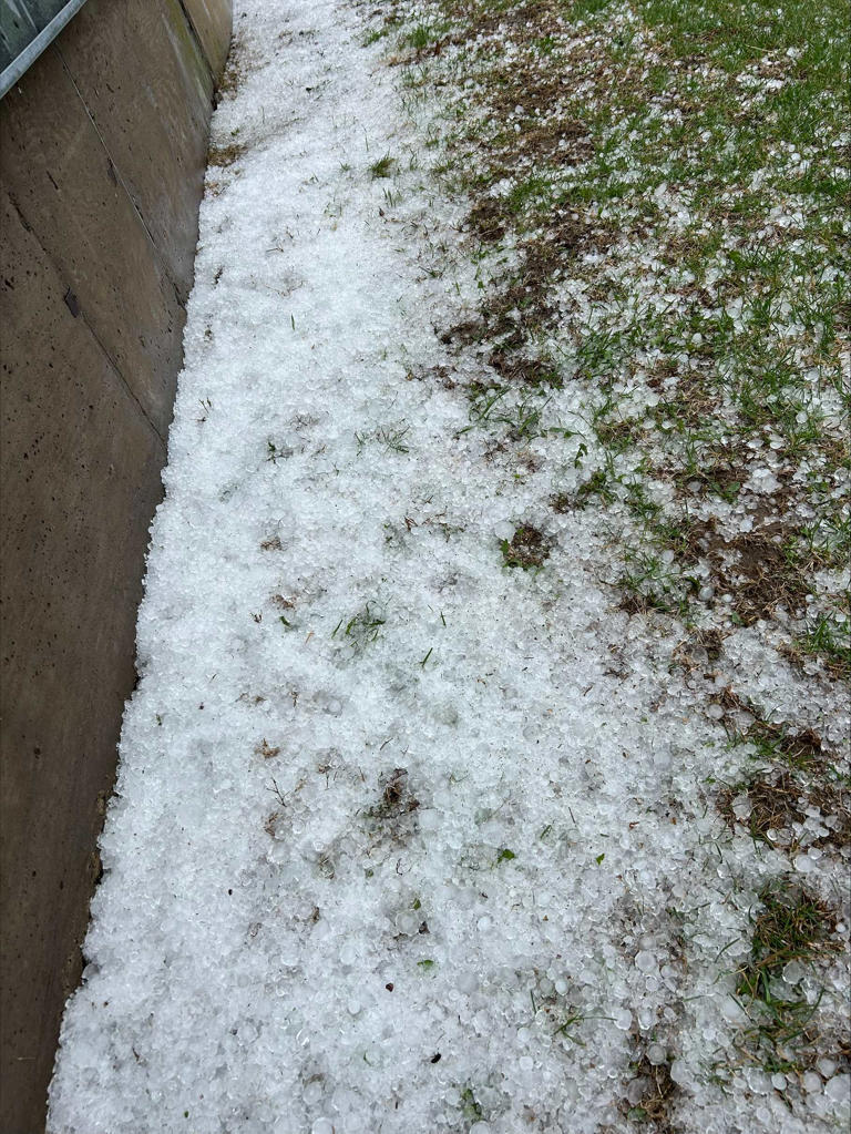 Iowa weather: Viewer photos capture hail from storms sweeping across ...