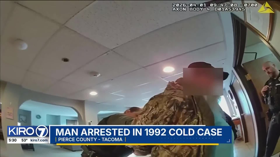Video: Man arrested for 1992 cold case murder of wife