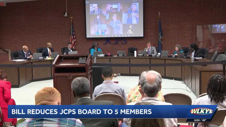 Kentucky lawmakers approve bill to reduce number of JCPS board members