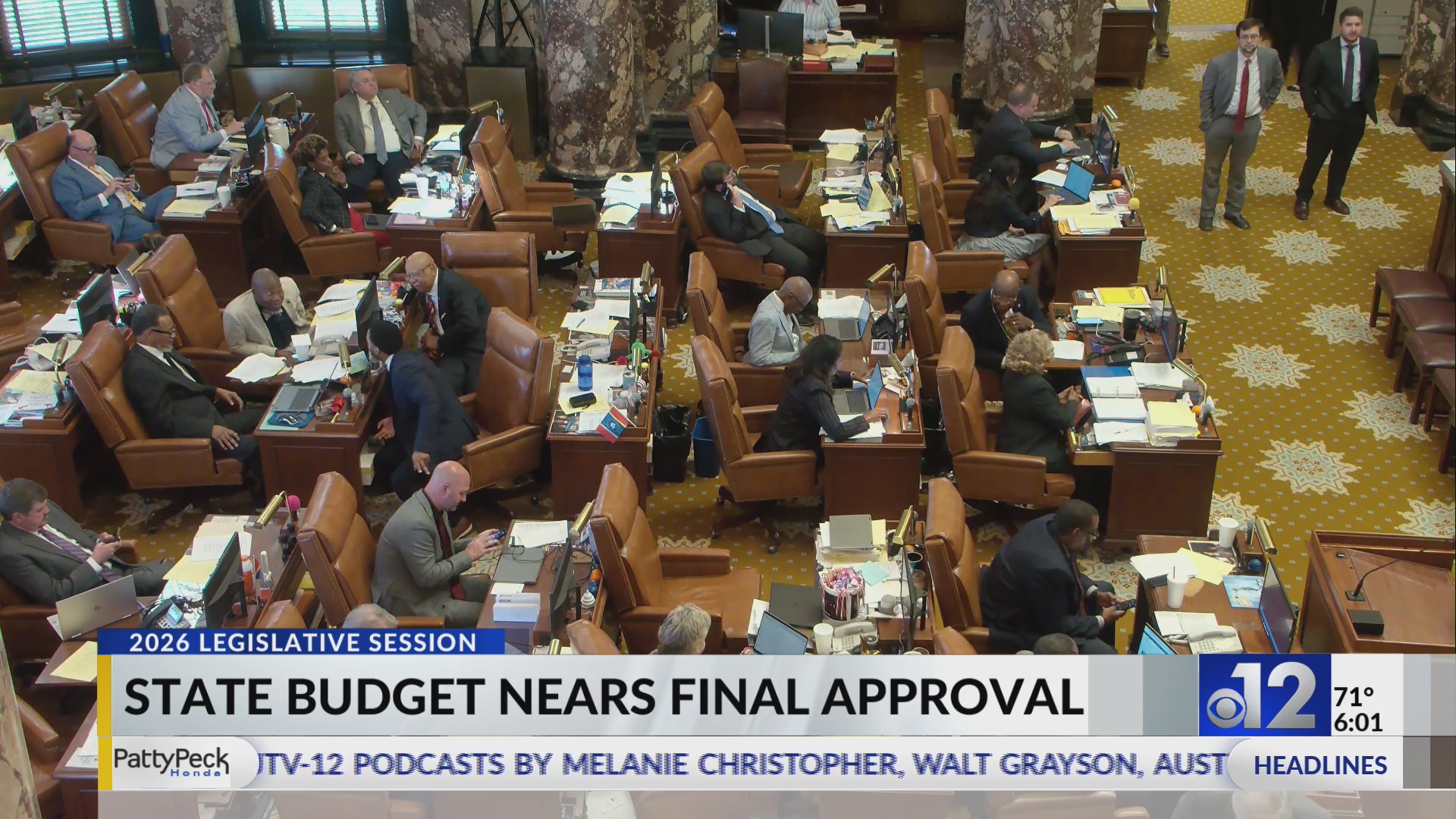 Mississippi lawmakers approve state budget