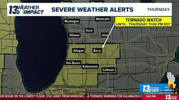 Watch live | Tracking strong to severe storms in West Michigan