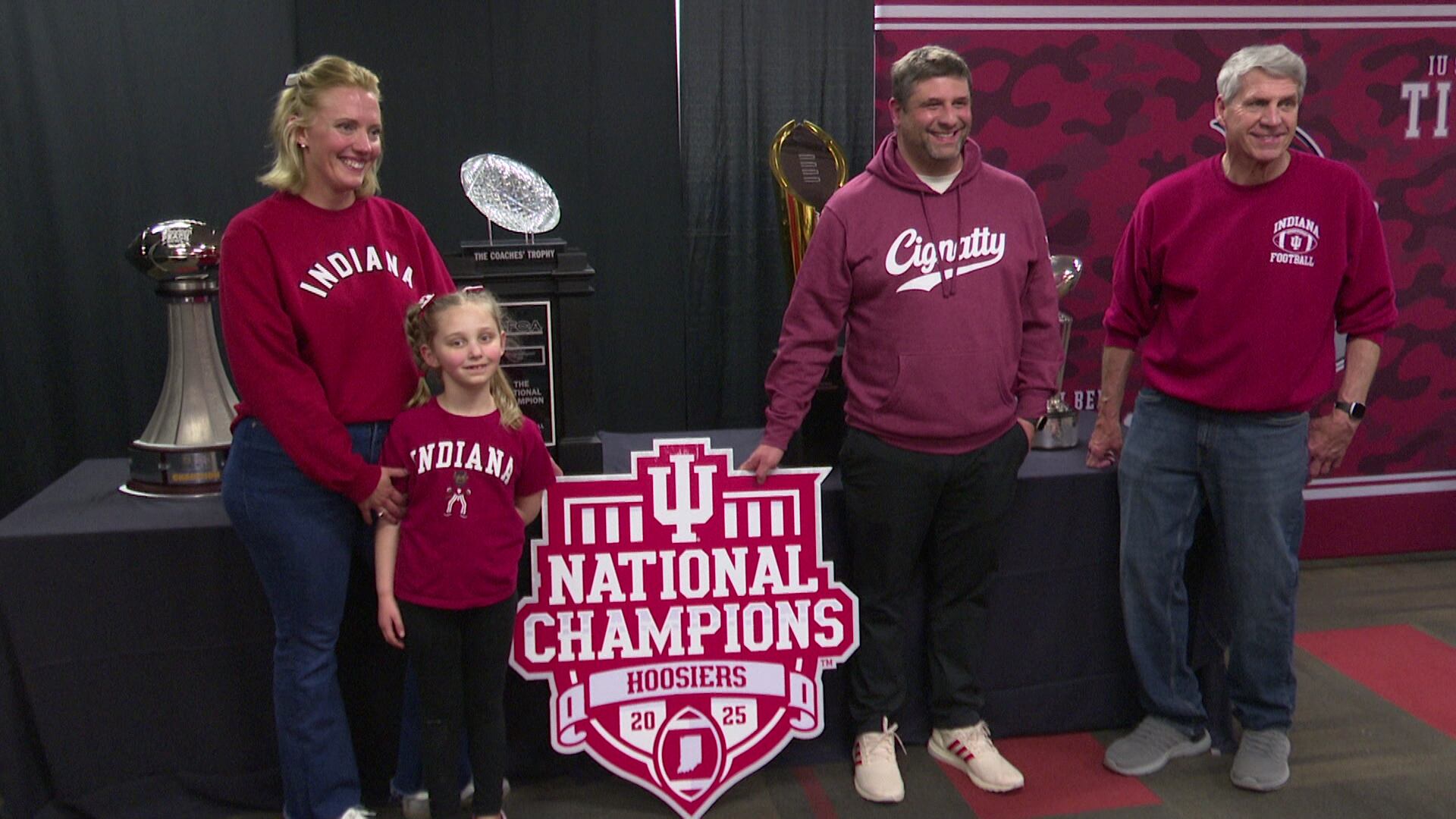 IU football championship trophy tour stops in South Bend