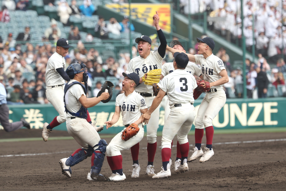 大阪桐蔭が4年ぶり5度目のセンバツ制覇