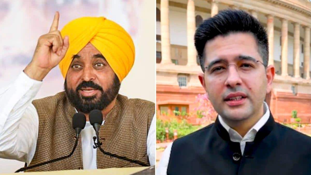 Raghav Chadha 'compromised' with BJP, alleges Punjab CM Bhagwant Mann ...