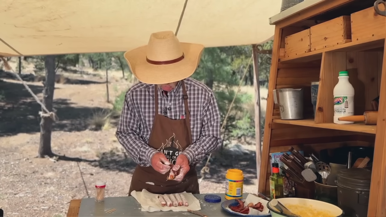 This cowboy just reinvented the corn dog