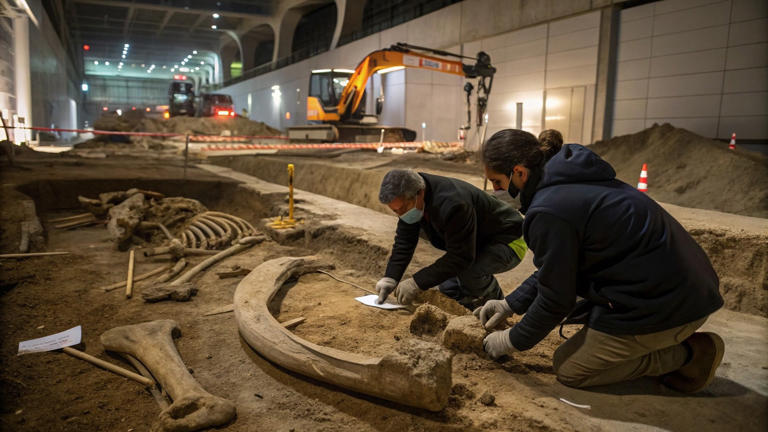 Excavación arqueológica.