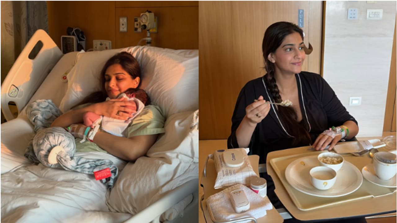 Sonam Kapoor cradles baby boy; shares first post after second delivery