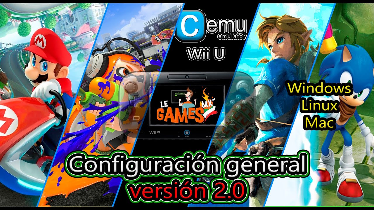 CEMU emulador de Wii U versión 2.0 - configuración general - Windows ...