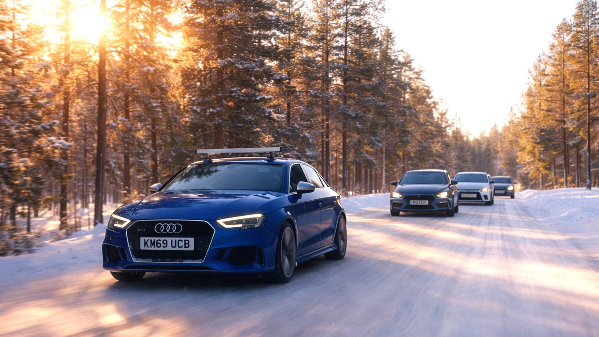 3,000 km road trip through extreme snow with Audi RS3