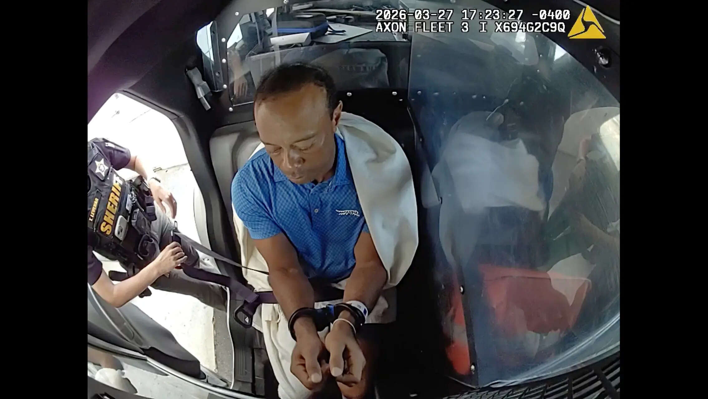 Image for ‘I was talking to the president’: Tiger Woods heard in DUI arrest video