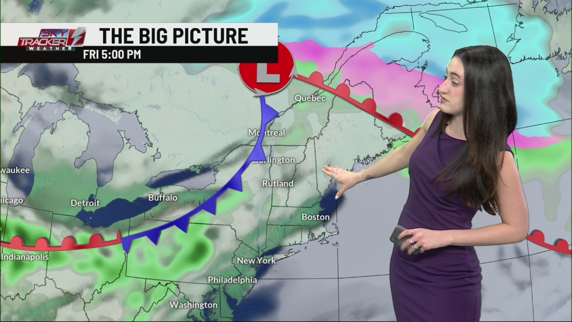 Warm, windy, and wet Friday: Drier Saturday before Easter rain
