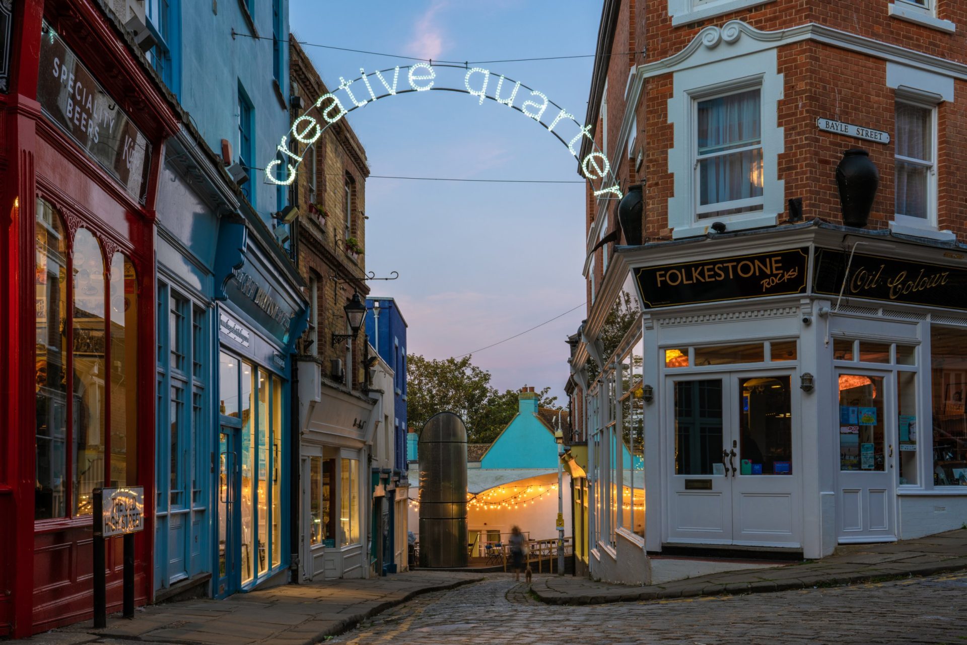 I visited the rejuvenated Kent town with a huge beach sauna and public art