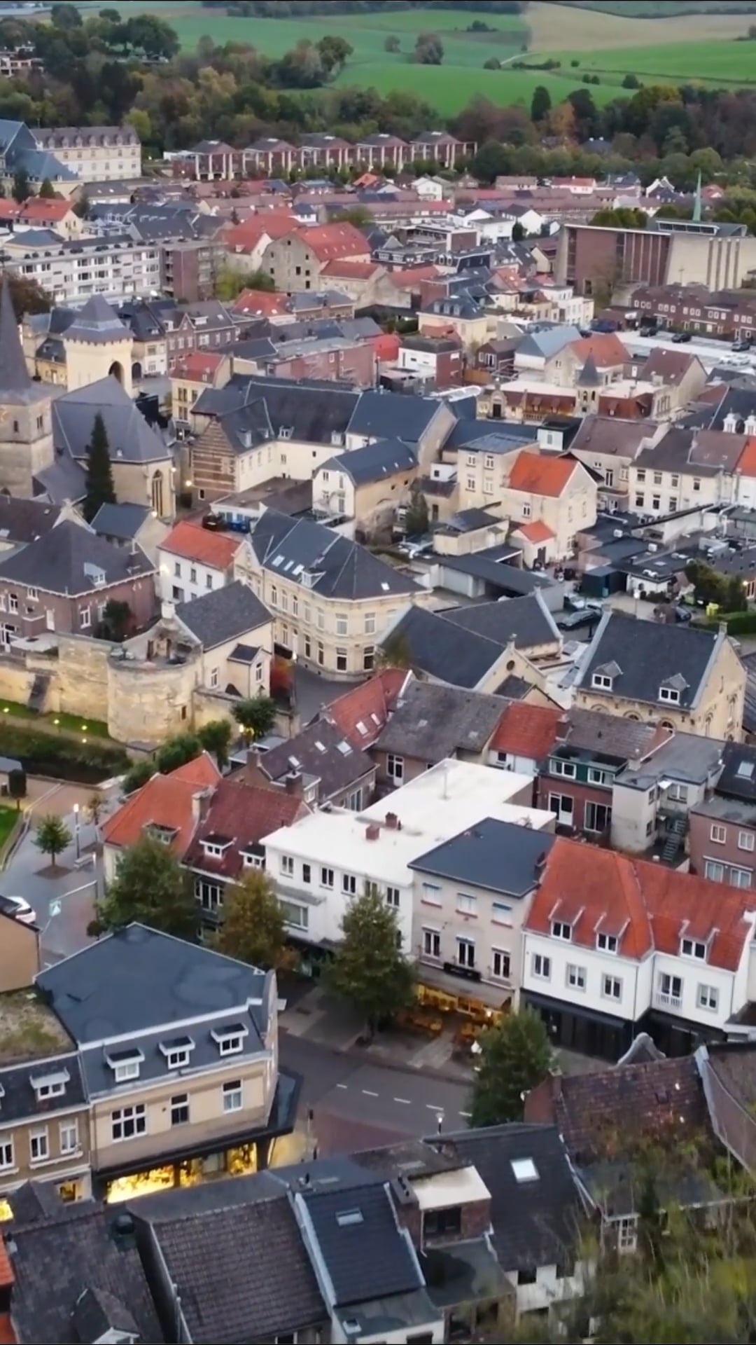Valkenburg by drone: A tour of Dutch enchantment