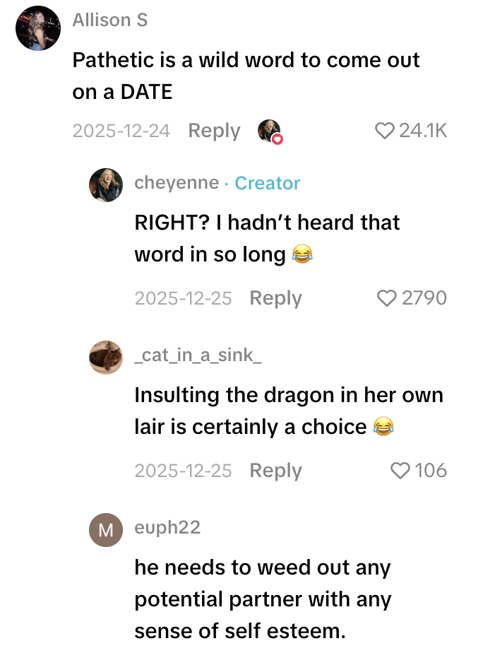 More dating lore for your entertainment – a woman ended a date after ...