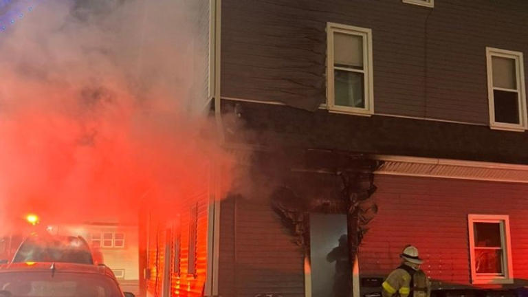 Person treated for smoke inhalation following house fire in Providence