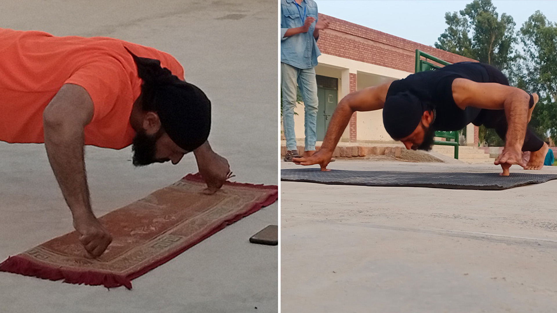 Pakistani athlete breaks record with 66 thumb push-ups in one minute