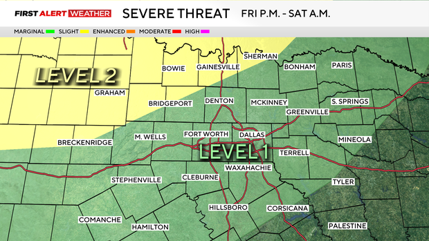 Severe storms, heavy rain to hit North Texas Friday into Saturday ...