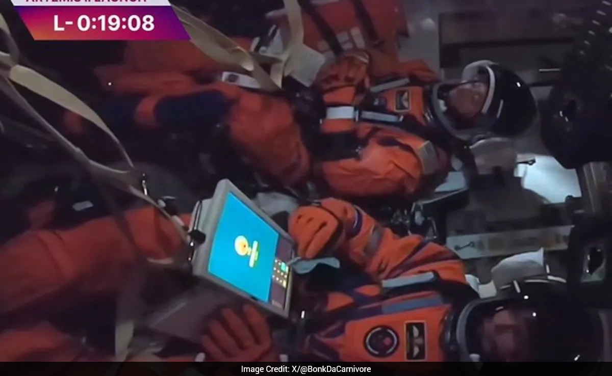 Artemis II security breach: Astronaut enters tablet PIN on livestream