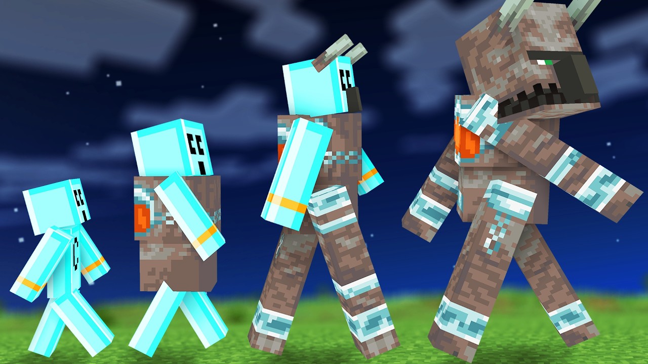 Becoming a mighty ravager to rule the Minecraft world