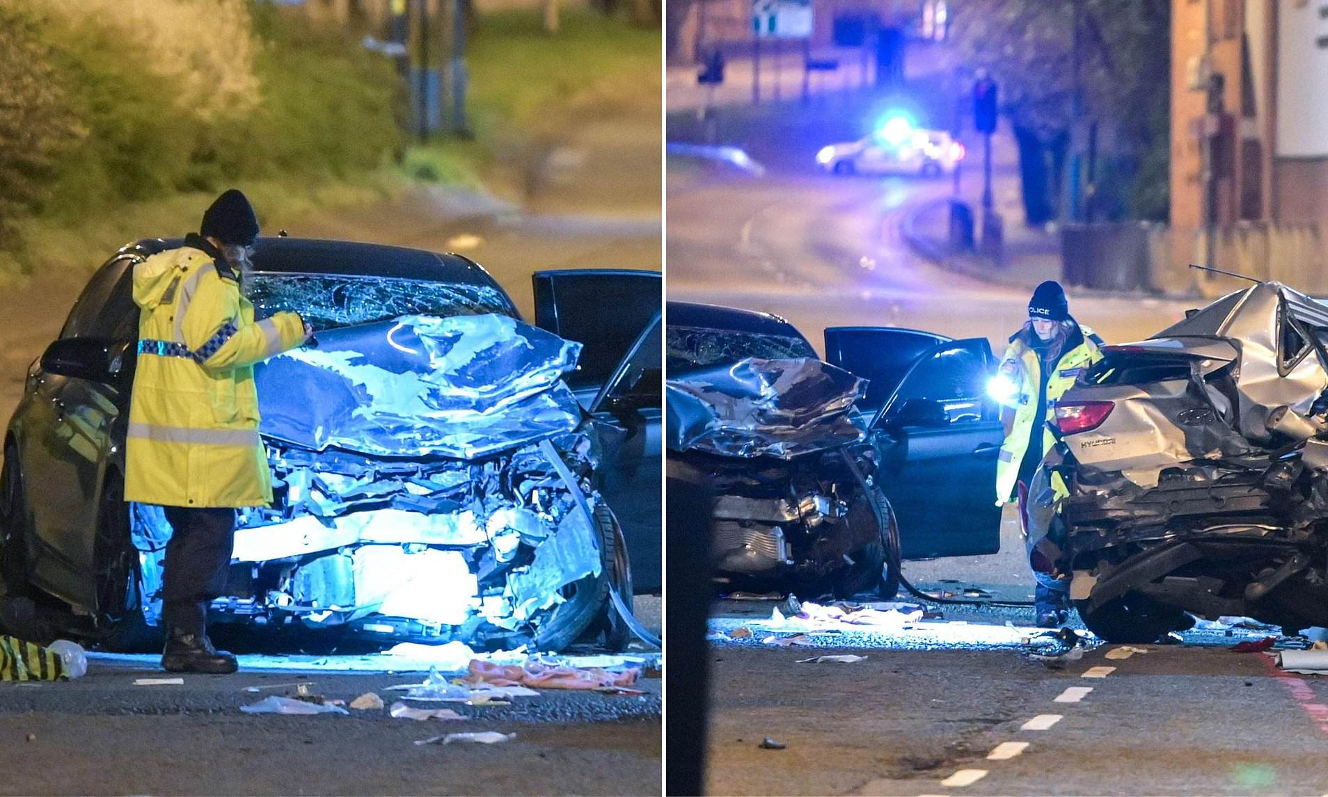 Girl, nine, killed and two other children injured in crash as men ...