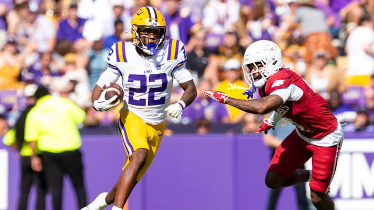 LSU football running back Harlem Berry reveals intrigue in playing for ...