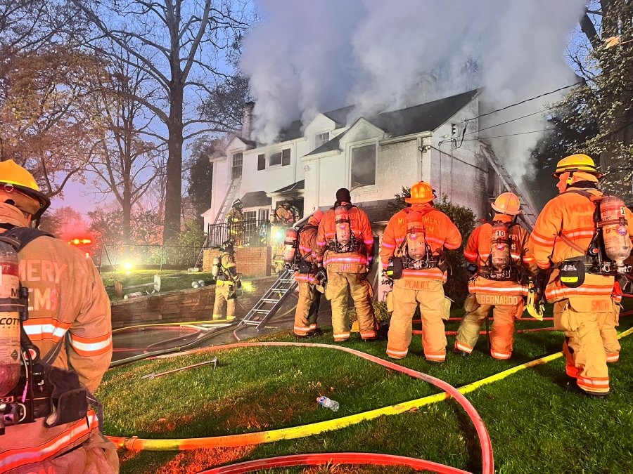 Woman dead, man hospitalized after house fire in Chevy Chase