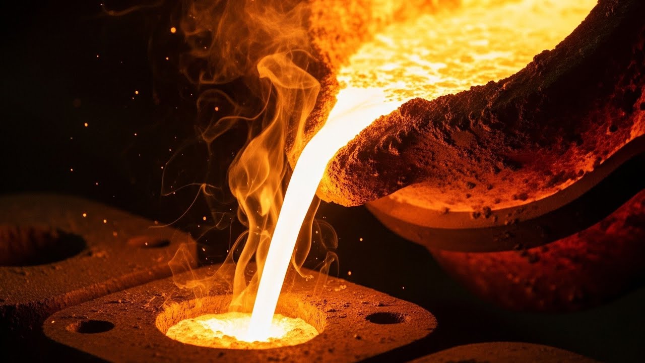 Inside the process of making Nordic gold ingots by hand