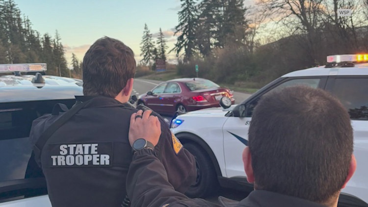 Driver taken into custody after hours-long standoff on I-5 in Lewis County