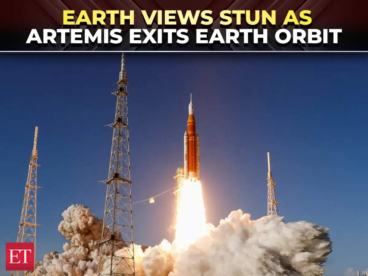 Watch: Artemis capsule leaves Earth orbit for Moon flyby