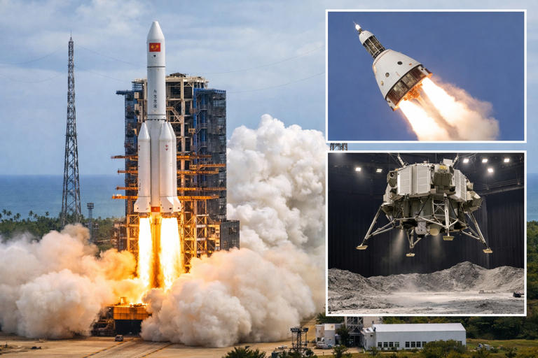 China eyes crewed lunar landing by 2030 as NASA launches Artemis 2 to ...