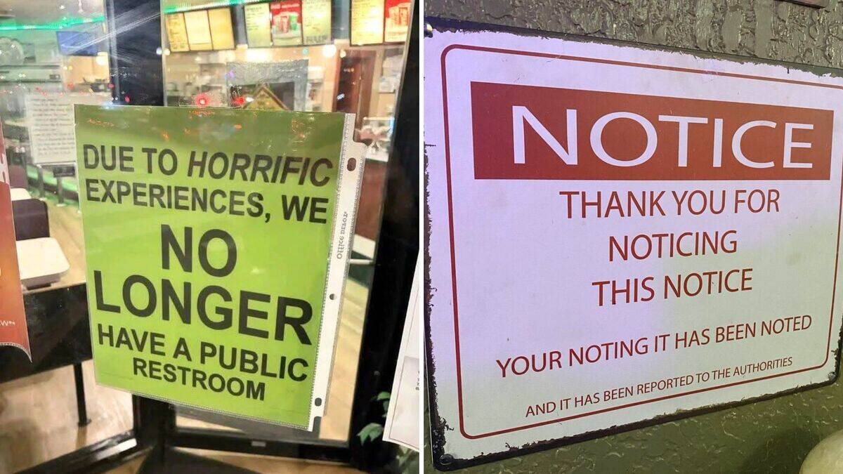 13 signs we saw that made us do a double-take