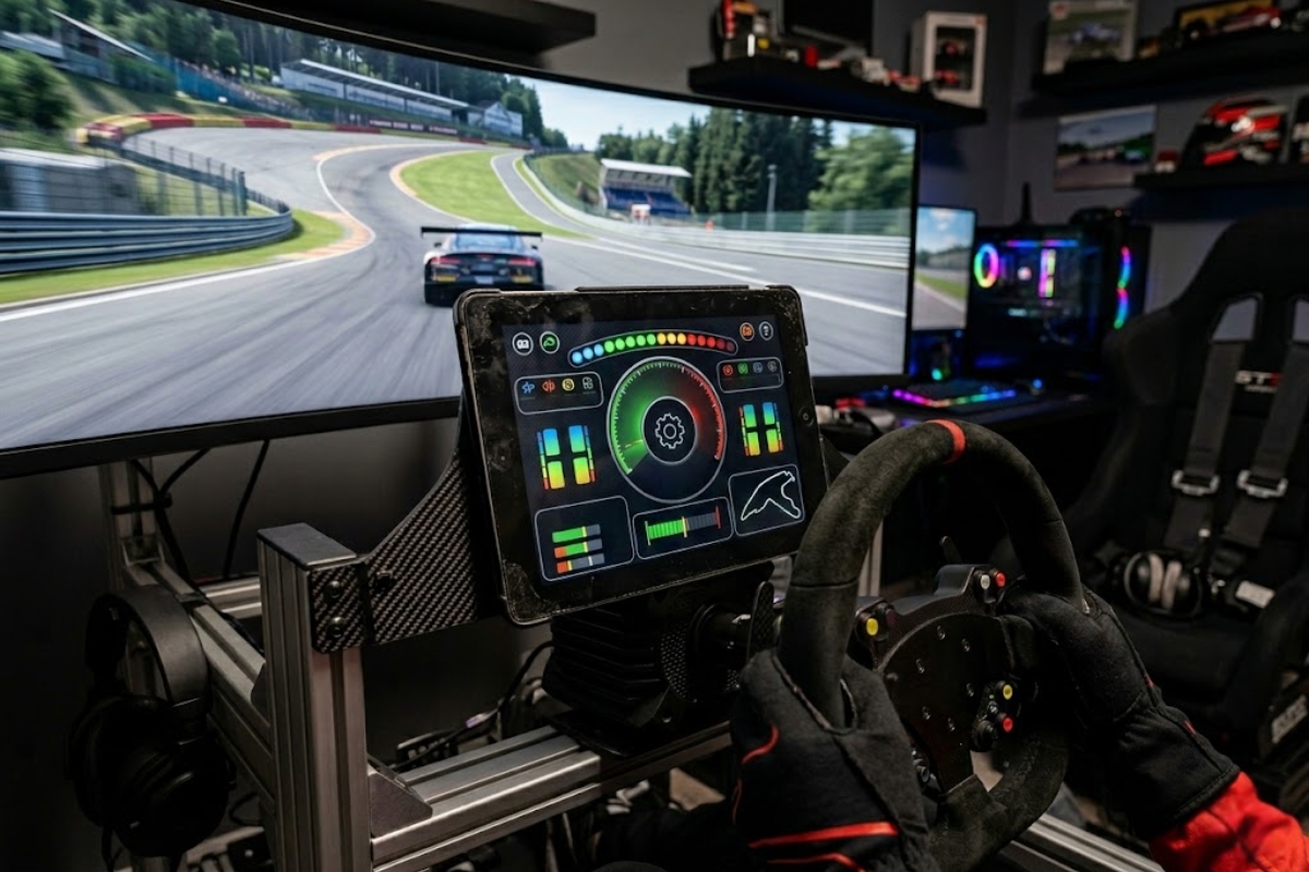 Dashboard para simracing: Convierte tu tablet vieja en un panel de datos