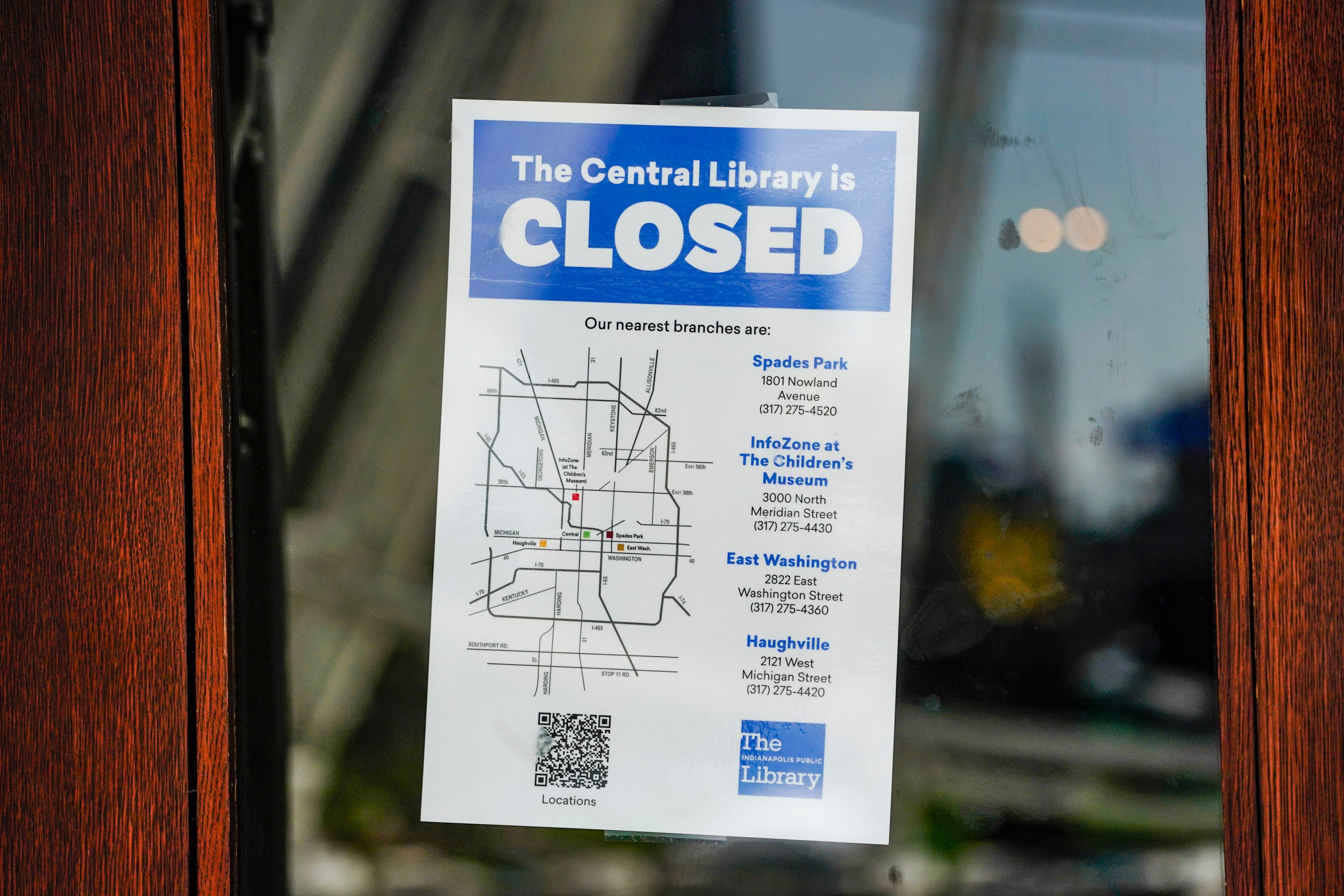 Indianapolis Central Library closure continues. When will it reopen?