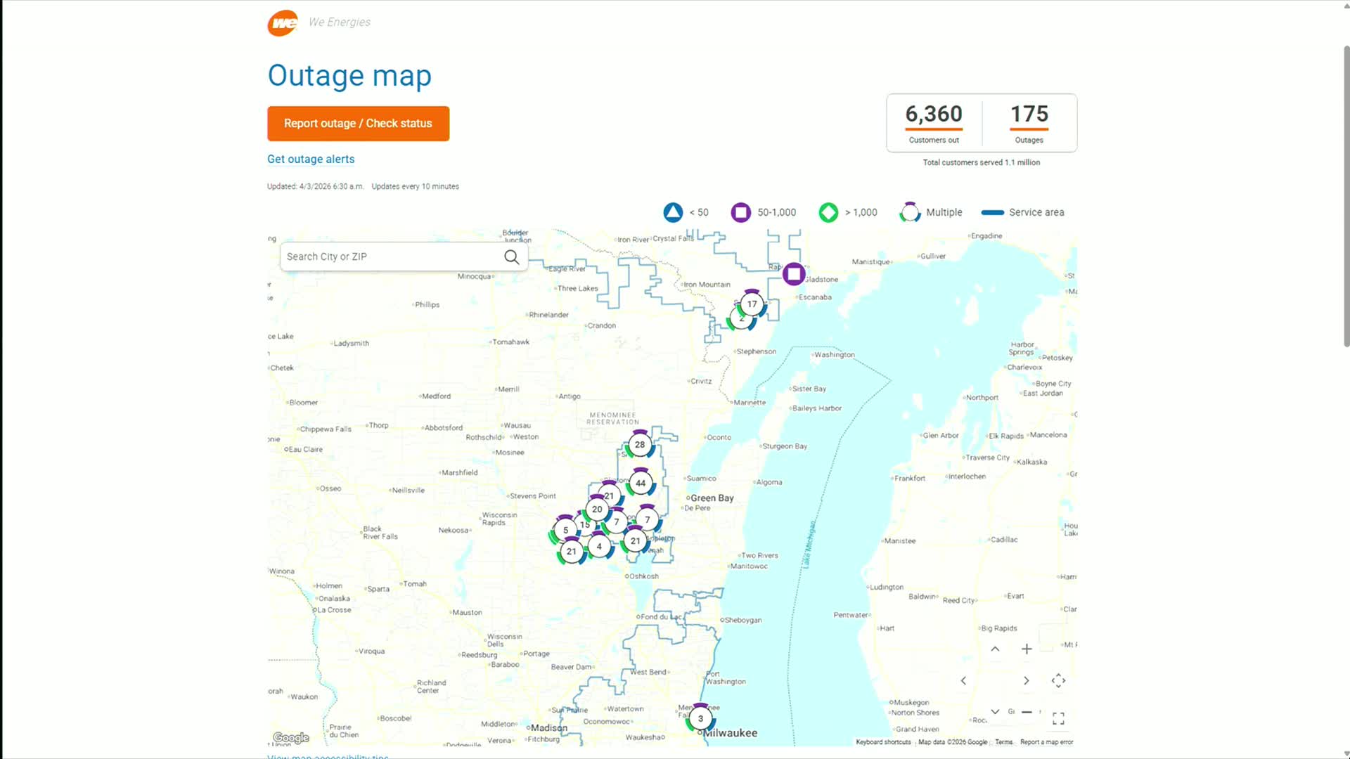 26,000+ remain without power in Wisconsin and the UP following Thursday ...